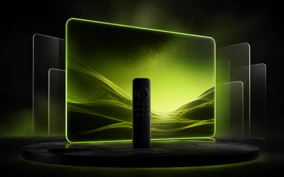 Green-lit entertainment setting for the Hulu gift card